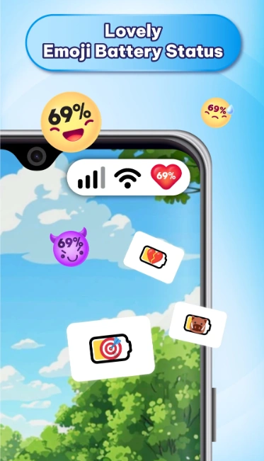 Emoji Battery Widget